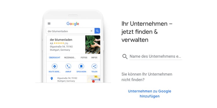 google konto erstellen und unternehmenseintrag auf google my business machen 