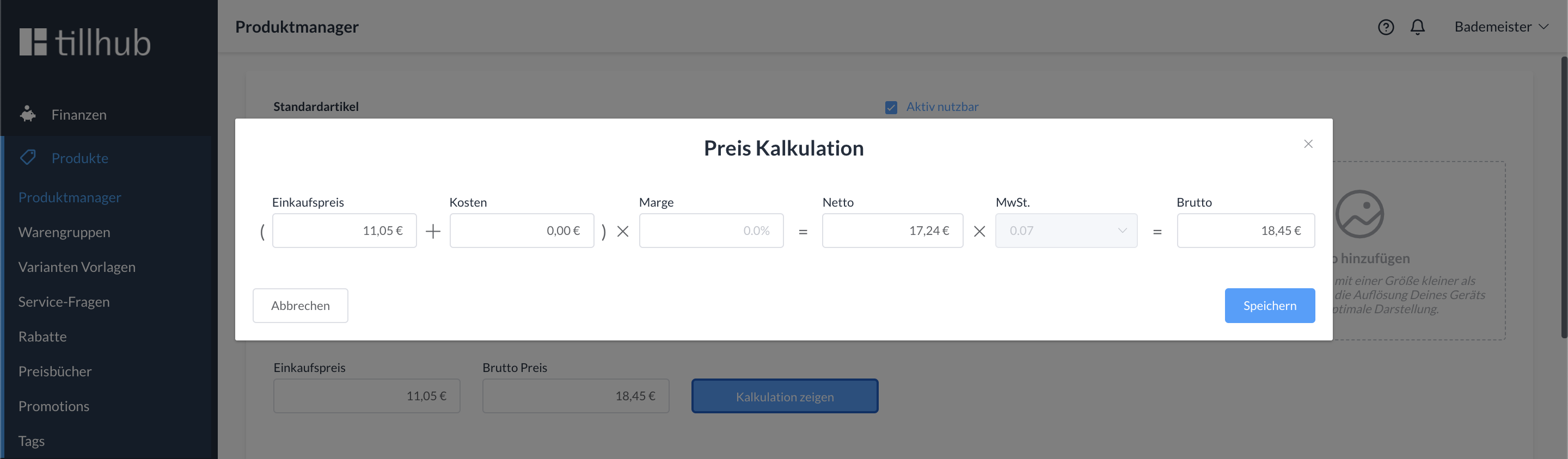 preiskalkulation-dashboard