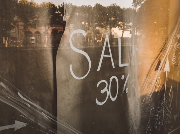 schaufenster aufkleben beschriftung sale