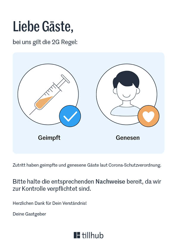 2G Vorlage zum Ausdrucken